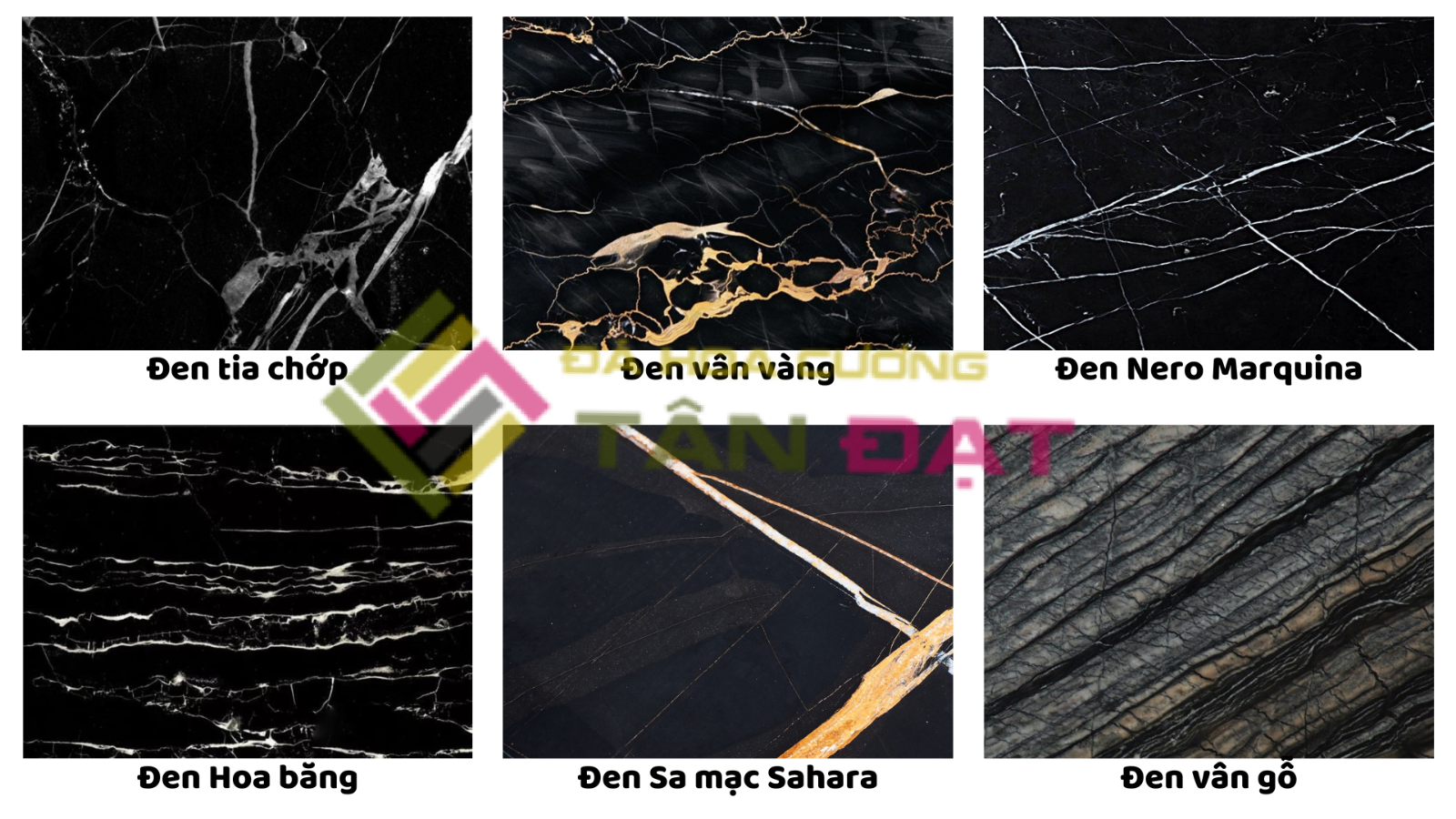 ĐÁ MARBLE MÀU ĐEN