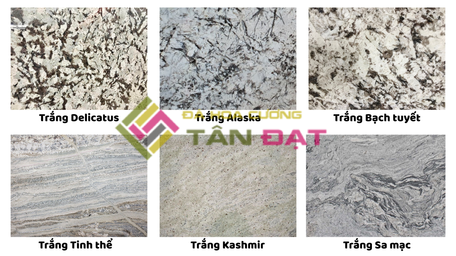 ĐÁ GRANITE MÀU TRẮNG