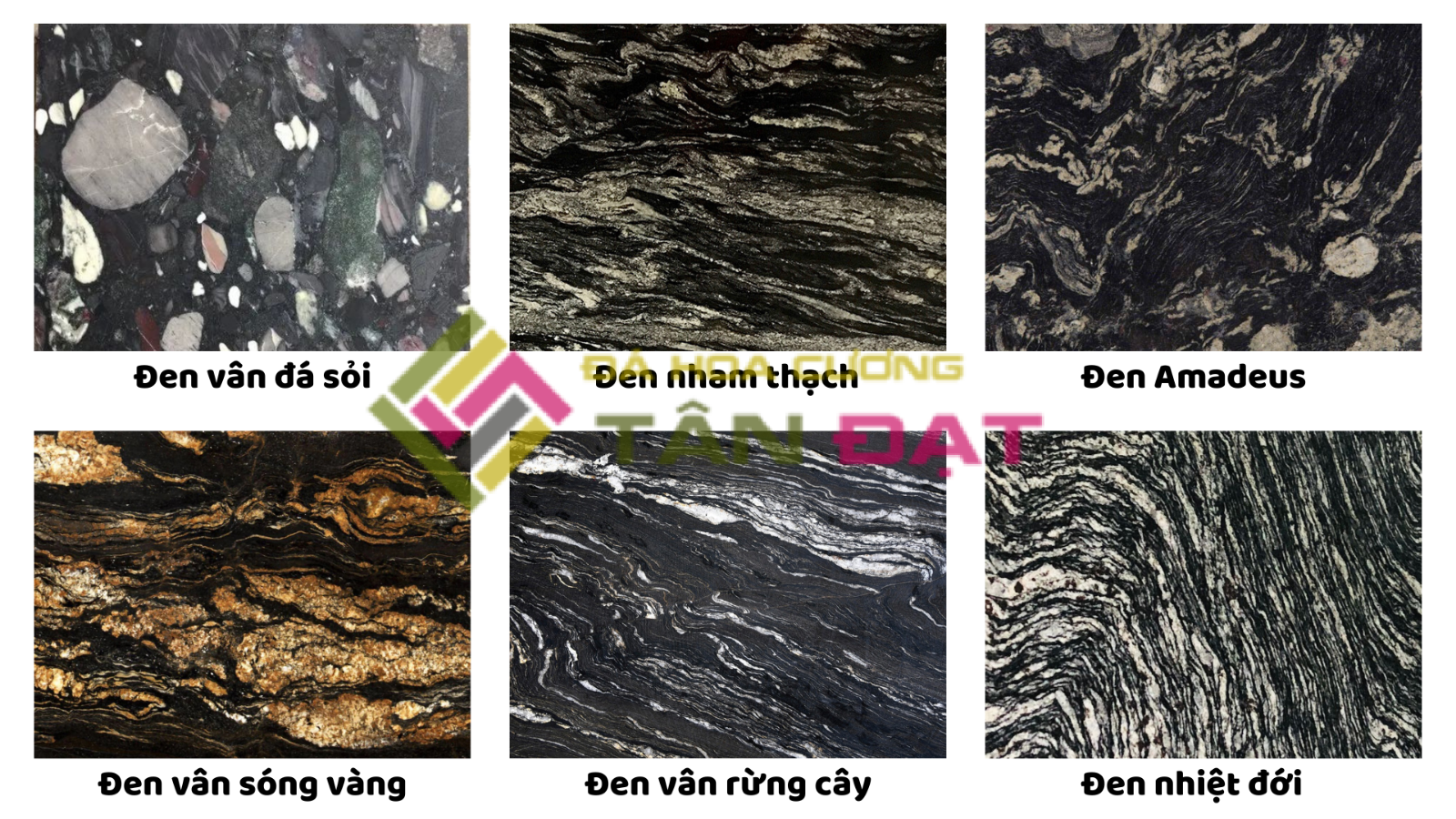 ĐÁ GRANITE MÀU ĐEN